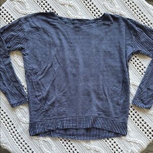 Eileen Fisher organic linen striped top